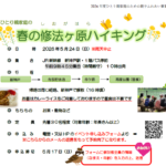 🚩5月24日（日）ひとり親家庭の親子で「春の修法ヶ原ハイキング」参加者募集